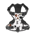 thumbnail image 4 of XMXY No Pull Dog Harness, Cute Cows Doodle Seamless Adjustable Reflective Pet Harness with Oxford Vest, Small Size, 4 of 8
