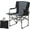 Black, variant on RONSHIN Oversized Directors Camping Chair, 1 PCS Portable Camping Chair for Adults, Lightweight Aluminum Folding Chair with Side Table and Pocket