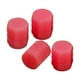 thumbnail image 3 of 4 tapas luminosas para válvulas de neumáticos de coche, a prueba de polvo, para bujes de rueda. rojo 4 piezas, 3 of 5