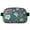 Dark-green-5, variant on Retro Floral Waist Bag – Country Farmhouse Fanny Pack with Wildflower Garden & Bee Artwork