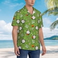 thumbnail image 3 of Disketp Halloween Monster Gnome Hawaiian Shirts for Men,Mens Casual Short Sleeve Button Down Shirts Beach Shirt,XX-Large, 3 of 7