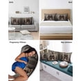 thumbnail image 6 of Bathroom Raccoon Pillow Covers King Size, Toilet Animals Vintage Soft Bed Throw Pillowcases Breathable Cooling Long Lumbar Body Pillow Sham Cover for Bed Sofa 20''x40'', 6 of 7