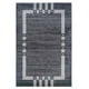 Linon RUG-MN0181 8 x 10 Pi 3 Po Milan Surface 100 pour Cent de Polypropylène Tapis - Noir et Ivoire – image 1 sur 1