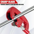thumbnail image 5 of AEVXKHI 2PCS Metal Tube Cutter, Heavy Duty Tubing Cutting Tool with Blade, Precise Plumber Iron Pipe Cutting Tool, Galvanized Pipe Cutting Tool for Iron Pipe Galvanized Pipe, 5 of 10