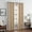 BEIGE, variant on ECLIPSE Andover Solid Tripleweave Thermal Blackout Grommet Curtains for Bedroom (2 Panels), 42 in x 63 in, Grey