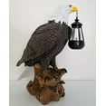 thumbnail image 2 of DWK Dispel The Shadows 17.5 Inch Garden Gnome Outdoor Statue w/ Solar Lamp, 2 of 4