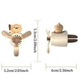 thumbnail image 3 of Cute Air Clips Cartoon Rotating Car Diffuser Decorations Auto Air Conditioner Clips With 2 Packs Replacement Tablets Car Scents for Men Oil Air Auto Ice Car Vent Air Fridge Reusable Car Scent Air for, 3 of 4