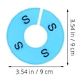 thumbnail image 2 of AURARMLET 24Ud Separadores De Tamaño Para Divisores De Ropa Plásticos Compactos Para Hogar, 2 of 6