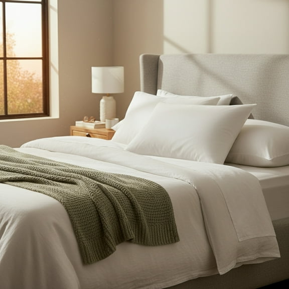 BCL Collection T-180 Cotton Blend Shell 2 PK Pillows