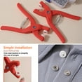 thumbnail image 6 of Snap Button Kit Under $5! Yrmaups Snap Button Kit, 50 Sets Metal Snaps with Installation Tool, Five Claw Snap Fastener Kit for Sewing, No Sew Snap Button Tool for Clothes Bedding, 6 of 9