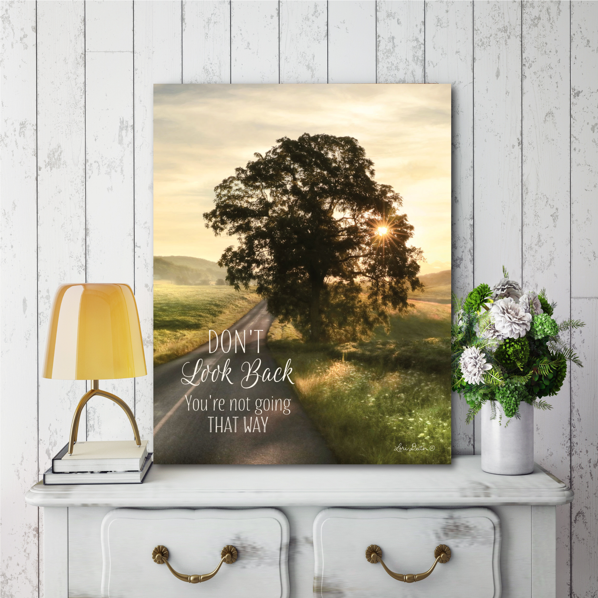 Courtside Market Don't Look Back Gallery-Wrapped Canvas Wall Art, 16x20