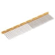 thumbnail image 5 of de Deshedding profesion para Perros, Mascotas, de cabellero de material acero Inoxidable, Cepillo de Aseo, Recortador de Doble Vertido - dorado, 16x3.2cm Colco Peine para el cabello para mascotas, 5 of 7