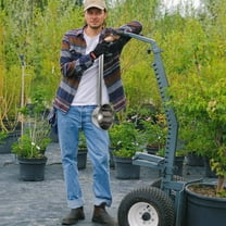 Minkissy Stainless Steel Handle Water Ladle for Kitchen and Gardening Use, 1PC