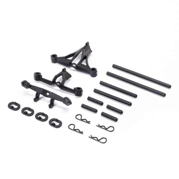 Losi Body Mount Set & Posts Mini Drag LOS211033 Elec Car/Truck Replacement Parts