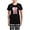 With Checker Pant, variant on CafePress - Beautiful Dance Figure Women's Dark Pajamas - Women's Short Sleeve Print T-Shirt and Pants Dark Cotton Pajama Set