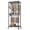 Black, variant on edx 3 Tier Heavy Duty Rolling Garment Rack with Lockable Rollers,Freestanding Clothing Rack,Black,46.46"W x 17.91"D x 80.71"H
