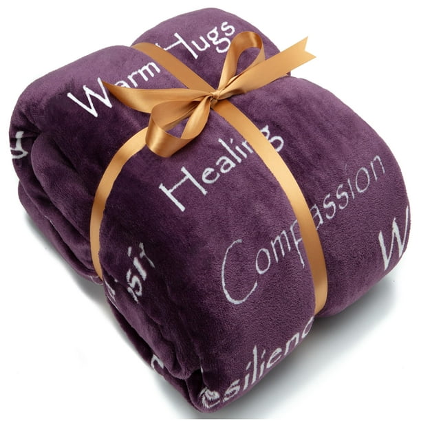 Manta Chanasya Healing Warm Hugs de regalo con forma de berenjena