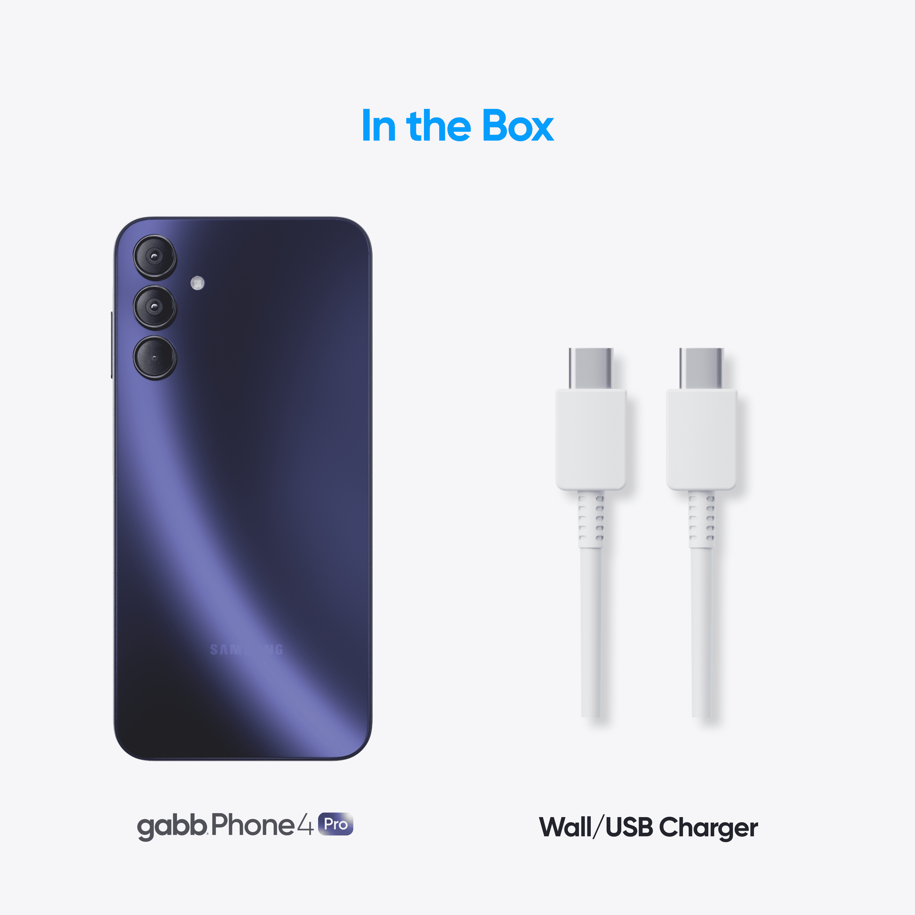 Gabb Phone 4 Pro - Teen Smartphone, GPS Tracker, Parental Controls, No Social Media, No Internet, Dark Blue