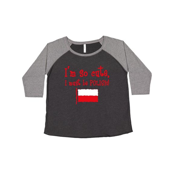 Inktastic So Cute Polish Women's Plus Size T-Shirt