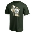 thumbnail image 2 of Men's Giannis Antetokounmpo Hunter Green Milwaukee Bucks Player State T-Shirt, 2 of 3