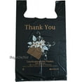thumbnail image 2 of 1,000 - Oxo-Biodegradable Black Shopping Bags - Medium (10"W x 6"D x 18"H), 2 of 2