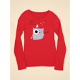thumbnail image 3 of Cute Owl And Bird Friends Long Sleeve Toddler -Image by Shutterstock,  3 Toddler, 3 of 4