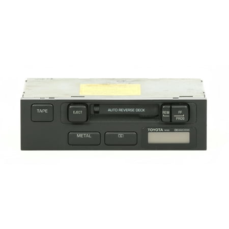 Toyota Camry Egr - Toyota 1989 Camry Auto Reverse Deck Cassette Receiver PN 08690-00818 Face 74100 - Refurbished