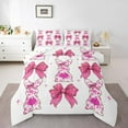 thumbnail image 1 of Erosebridal Kawaii Bowknot Bedding Twin Comforter Set,Cartoon Sheep Rabbit Down Comforter,Floral Decor,Reversible,Lightweight,2pcs, 1 of 7