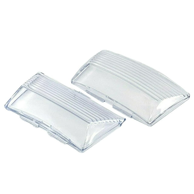 2Pcs light type lens Cover Tips Mud Guard Fits for Fxdc Glide , Transparent