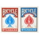thumbnail image 1 of Juego de cartas para bicicleta Bicycle paquete de 2 tamaño poker rojo y azul, 1 of 6