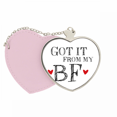 thumbnail image 1 of GF tiene de mi novio el dia de San Valentin Bolsa de viaje Mirror maquillaje corazón rosa, 1 of 4