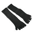 thumbnail image 7 of Unique Bargains 1 Pair Full Finger Five Toe Socks Unisex Non Slip Daily Fit Finger Socks Black, 7 of 7