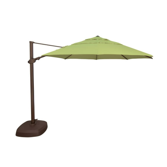 SimplyShade SSAG25R-00D-A54011 11.5 ft. Fiji Octagon Cantilever Sunbrella Umbrella, 54011 Gingko