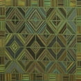 thumbnail image 1 of Ahgly Company Indoor Square Southwestern Turquoise Blue Country Area Rugs, 4' Square, 1 of 4