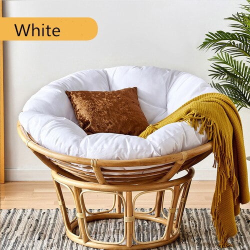 Cojín grueso de columpio para silla de huevo, cesta colgante, almohadilla de asiento para casa, jardín, interior, balcón, mecedora, cojín (sin hamaca) Fivean unisex
