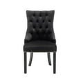 thumbnail image 4 of Porthos Home Dev Tufted Velvet Dining Chairs with Rubberwood Legs (Set of 2), 4 of 7