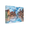 thumbnail image 2 of Melissa Wang 'Trip to Europe I' Canvas Art, 2 of 3