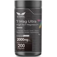thumbnail image 1 of SEVEN MAG ULTRA 7 Tipos de Magnesio 200 capsulas (2000mg por porcion) con L Treonato de Magnesio, Citrato de Magnesio, Glicinato de Magnesio, by Eternal Nutrition - Ingredientes Naturales Premium de U, 1 of 6