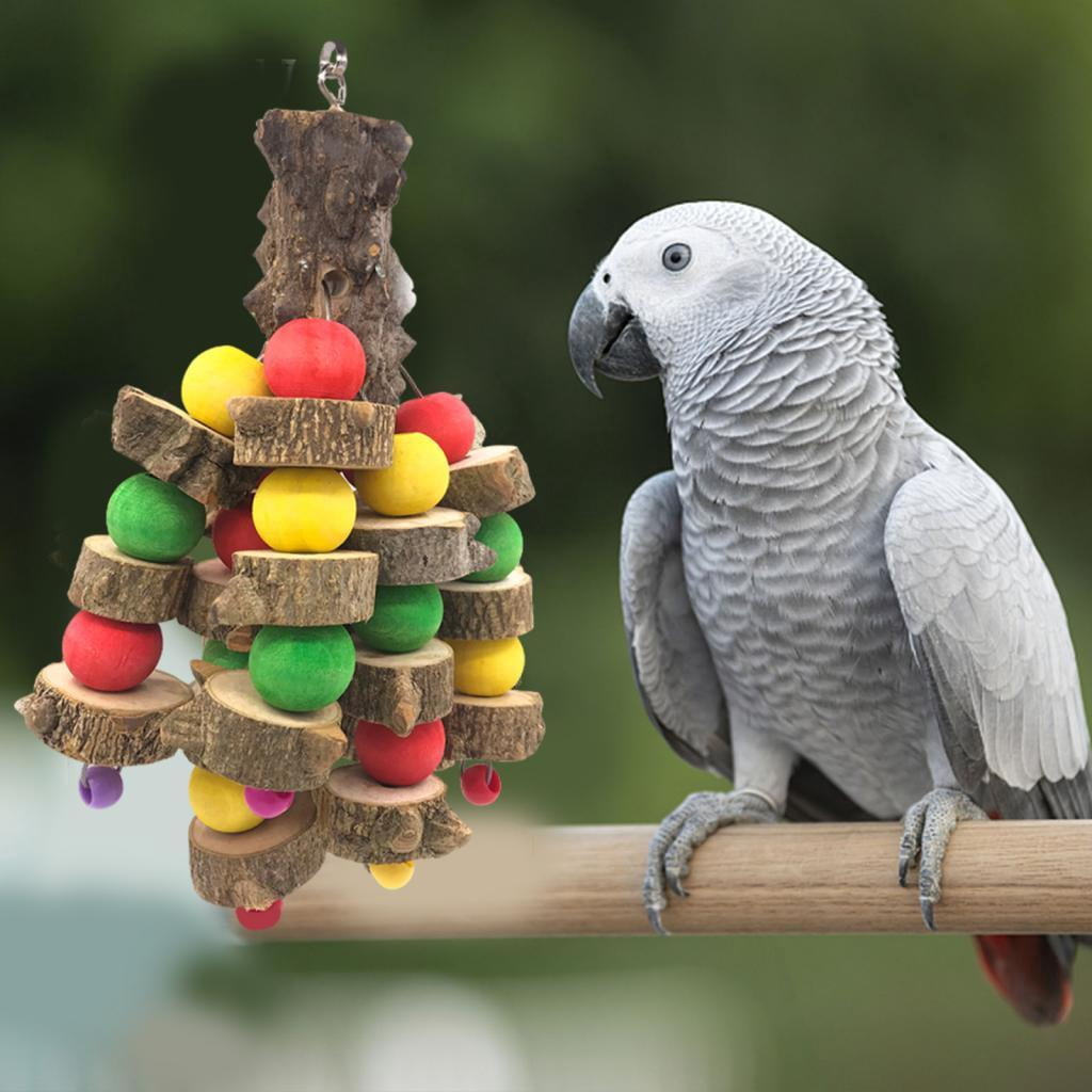 Bird Toys Parrot Chewing Toys, Accessories, Bird Toys for Small Parakeets, Cockatiels, Finches, Budgie, Macaws, , Peony Cockatiel