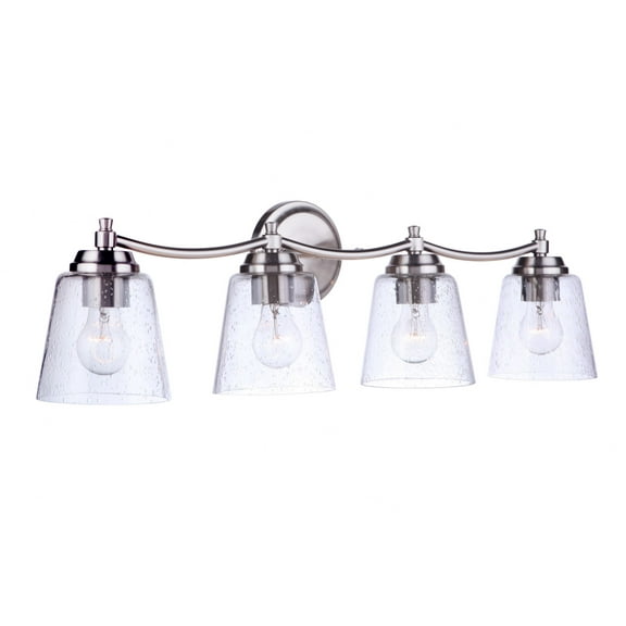 50204-BNK Craftmade Lighting Tyler - 4 Light Bath Vanity-Brushed Polished Nickel Finish