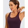 thumbnail image 3 of CRZ YOGA Butterluxe Workout Racerback Tank Tops for Women Padded Athletic Yoga Shirts with Built in Bra, 3 of 4