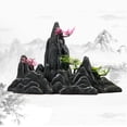 thumbnail image 3 of Adorno de montaña de piedra, decoración para pecera, resina, artesanía de montaña, acuario de montaña, 3 of 8