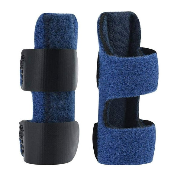 Trigger Finger Splints, 2PCS Finger Brace/Finger Straightening Brace/Trigger Finger Brace,Adjustable Fixing Belt with Built-in Aluminium Support for Finger Tendon Release & Pain Relief