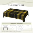 thumbnail image 6 of Rectangle Table Cloth, Scottish Clan Raeburn Tartan Plaid Resistant Washable Tablecloth Decorative Table Cover for Dining, Indoor and Outdoor, 6 of 6
