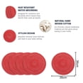 thumbnail image 2 of Napperon Rond Tissé Lavable, 2 of 6