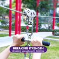 thumbnail image 2 of Tootaci 300ft 1/4" 304 Stainless Steel Wire Rope, 7x19 Strands 6400lbs Heavy Duty Aircraft Cable for Zipline, Deck Railing, Outdoor Projects, 2 of 7