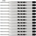 thumbnail image 1 of Ballpoint Pen Refills, 12 Pieces, Point 0.7. Compatible With Parker Ball Pen. G2 Style Refill (12 X Black Ink), 1 of 2
