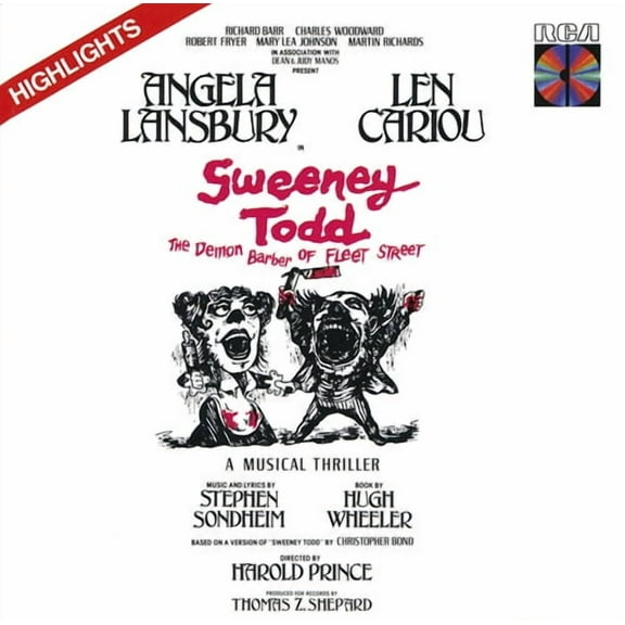 Cast Recording - Sweeney Todd Highlights / O.C.R. - Music & Performance - CD