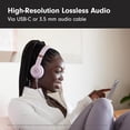 thumbnail image 5 of Beats Solo 4 - Auriculares supraaurales inalámbricos Bluetooth, compatibles con Apple y Android, hasta 50 horas de duración de la batería - Rosa nube (Renovado Premium), 5 of 5