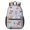 Dog and Bubble, variant on Dog Head Checkerboard Beige 17" School Backpacks for Teens,Waterproof Oxford Fabric,S-Shape Padded Straps for School,Travel,Hiking,Camping